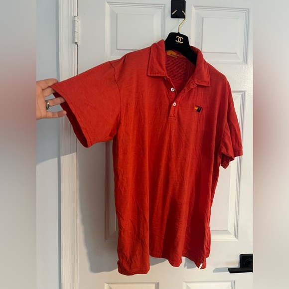 Aviator Nation Soft Comfortable Red Polo Size XXL but fits like XL EUC - Picture 4 of 14